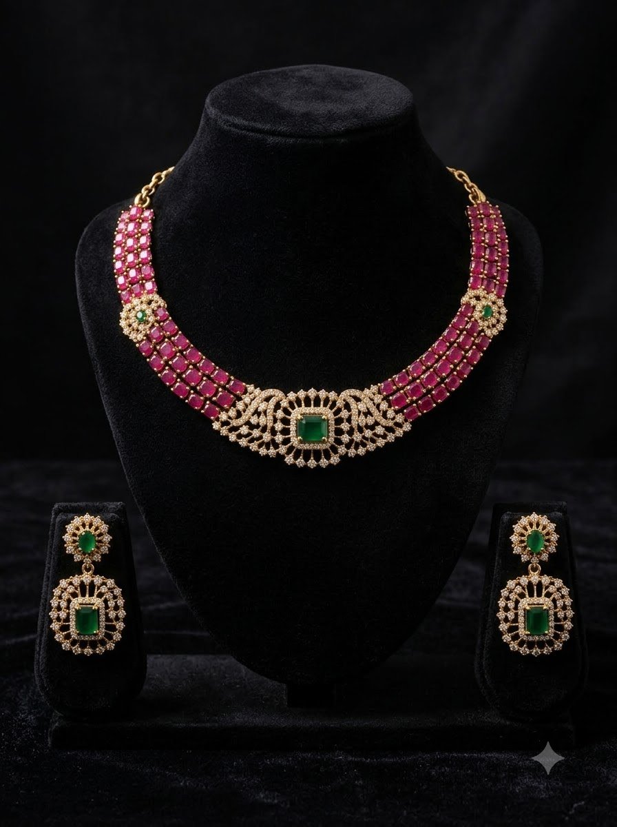 Royal Ruby Choker Set 2